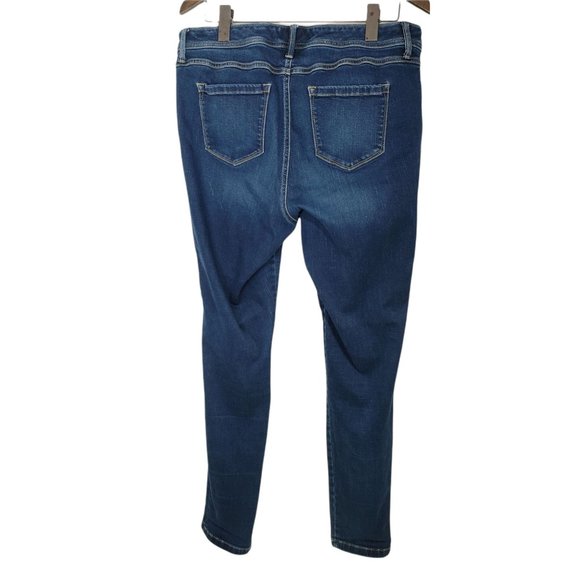 Torrid Luxe Skinny Blue Jeans Women's Size 16 Tall - Picture 4 of 11